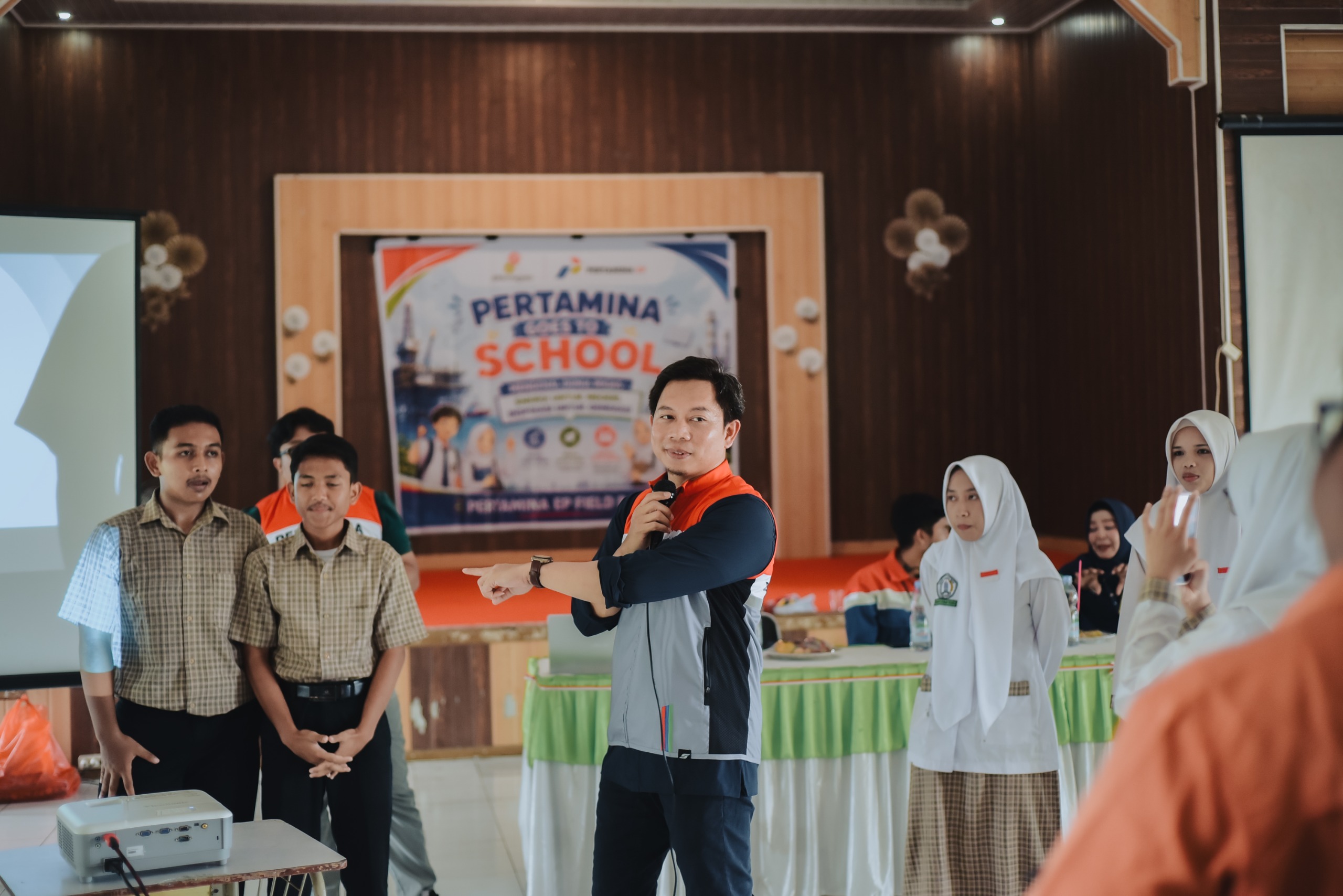 Kenalkan Bisnis Hulu Migas, PEP Rantau Hadir di SMAN 2 Patra Nusa Mayak Payed
