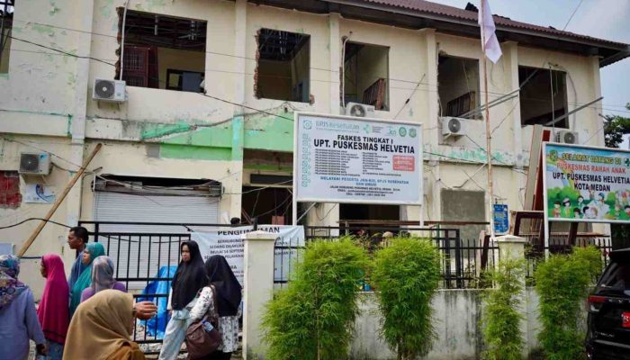 Layani hingga 300 Pasien Sehari, Puskesmas Helvetia Direhabilitasi Total