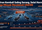 AS-Iran Kembali Saling Serang, Selat Hormuz Terancam dan Harga Minyak Mendekati US$100 5 AS-Iran Kembali Saling Serang, Selat Hormuz Terancam dan Harga Minyak Mendekati US$100