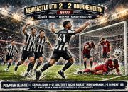 Tertinggal 0-2, Newcastle Bangkit Dramatis dan Paksa Bournemouth Berbagi Poin 4 Tertinggal 0-2, Newcastle Bangkit Dramatis dan Paksa Bournemouth Berbagi Poin