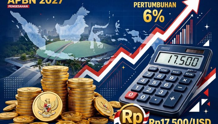 DPR Sahkan APBN 2027: Belanja Negara Rp4.106 Triliun, Defisit Tetap 2,4% PDB