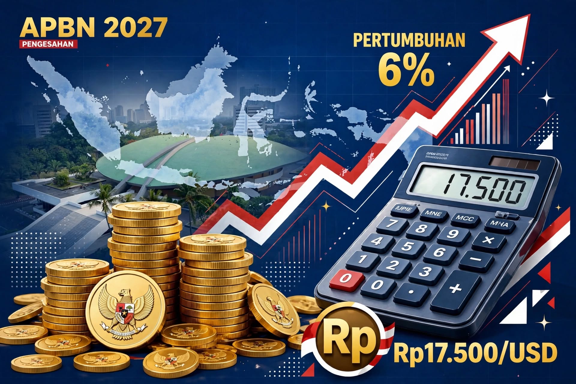 DPR Sahkan APBN 2027: Belanja Negara Rp4.106 Triliun, Defisit Tetap 2,4% PDB