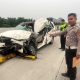 Satu Penumpang Tewas, Innova Hantam Truk Tangki di Tol Medan-Tebing Tinggi
