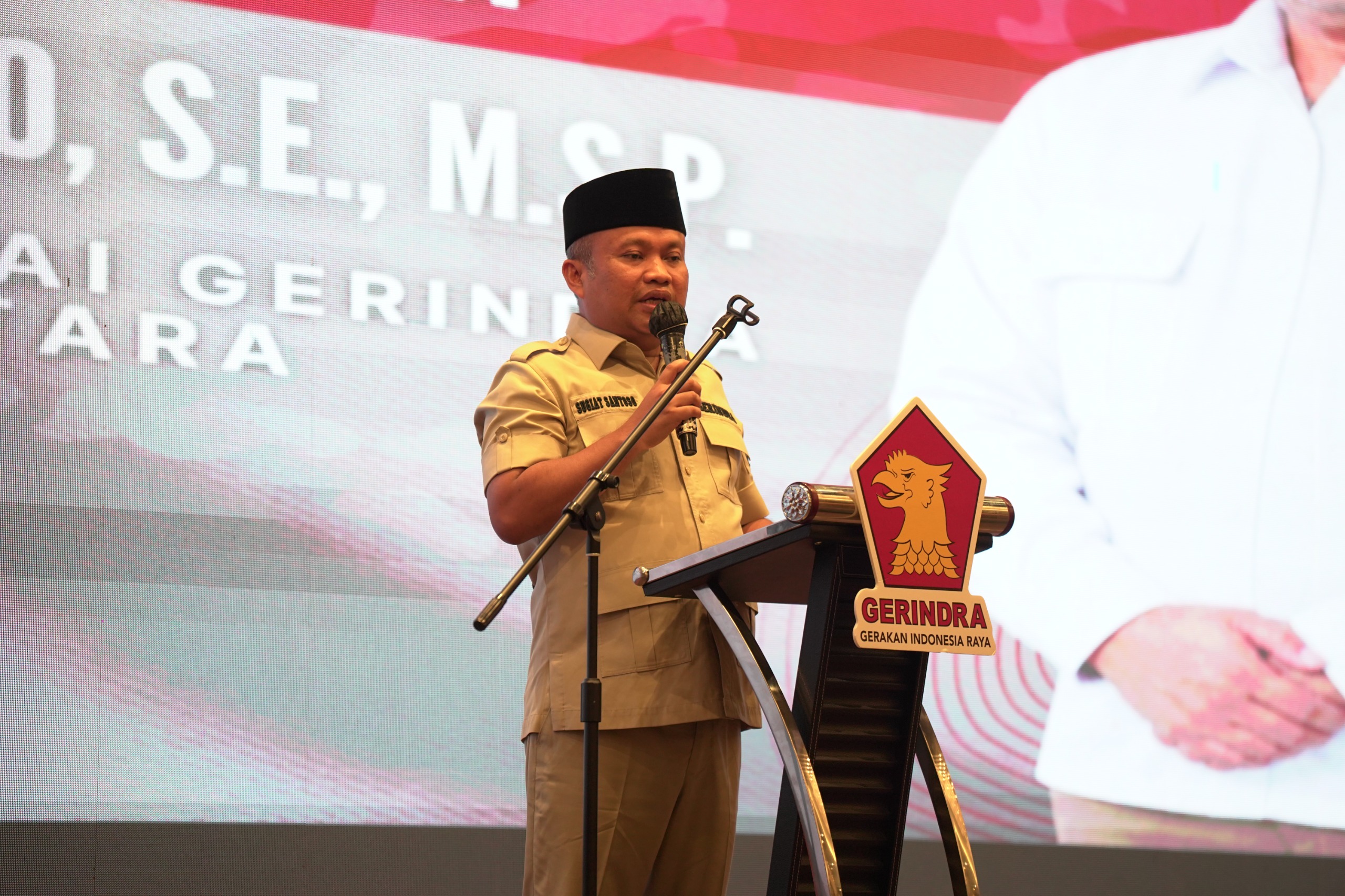 Sugiat Santoso: Kader Gerindra Harus Jaga Komunikasi Pemerintah dan Masyarakat