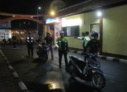 17 Motor Knalpot Brong Diamankan Polres Samosir dalam Patroli KRYD Dini Hari