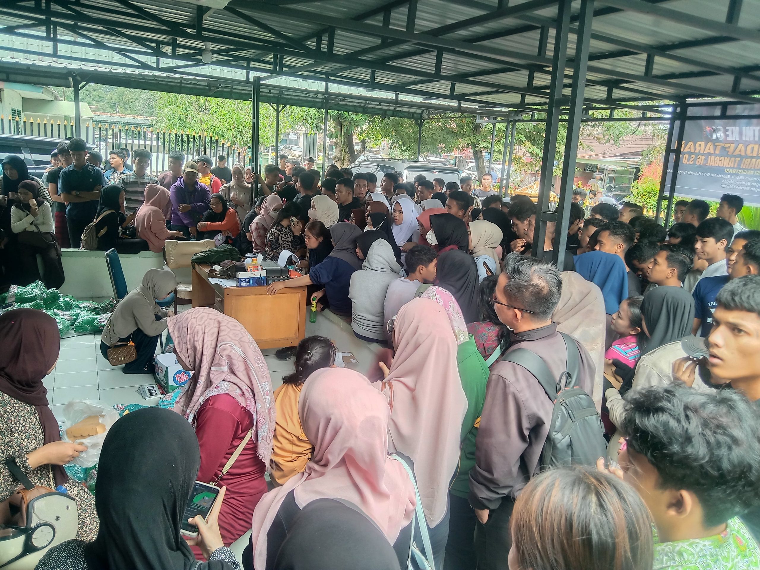 Antusiasme Membludak, Pendaftaran Ulang Fun Run HUT TNI di Medan Bikin Macet