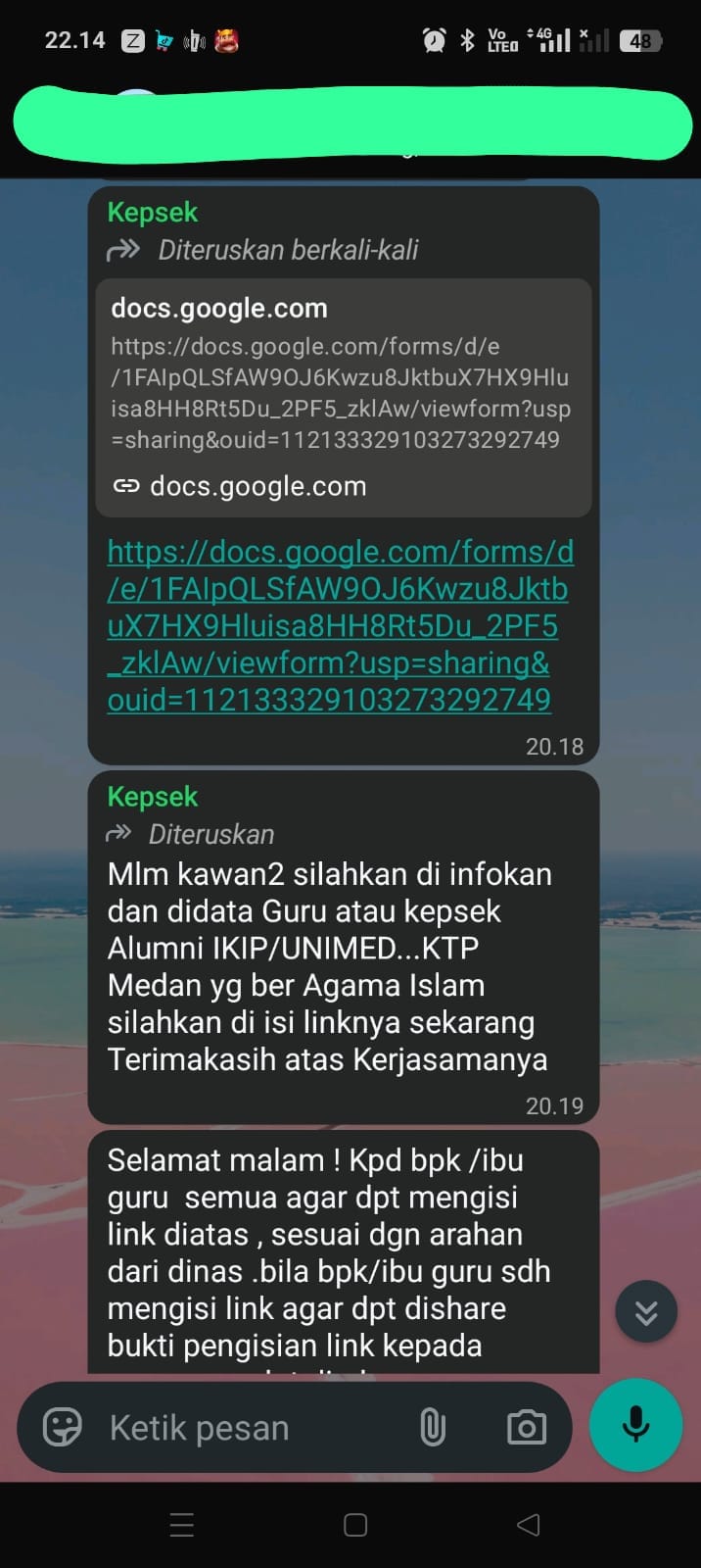 Jelang Musda KAHMI Medan, Muncul Dugaan Pengondisian sejumlah Guru: Siapa yang Mengisi Formulir dan Untuk Kepentingan Siapa? 2 Jelang Musda KAHMI Medan, Muncul Dugaan Pengondisian sejumlah Guru: Siapa yang Mengisi Formulir dan Untuk Kepentingan Siapa?
