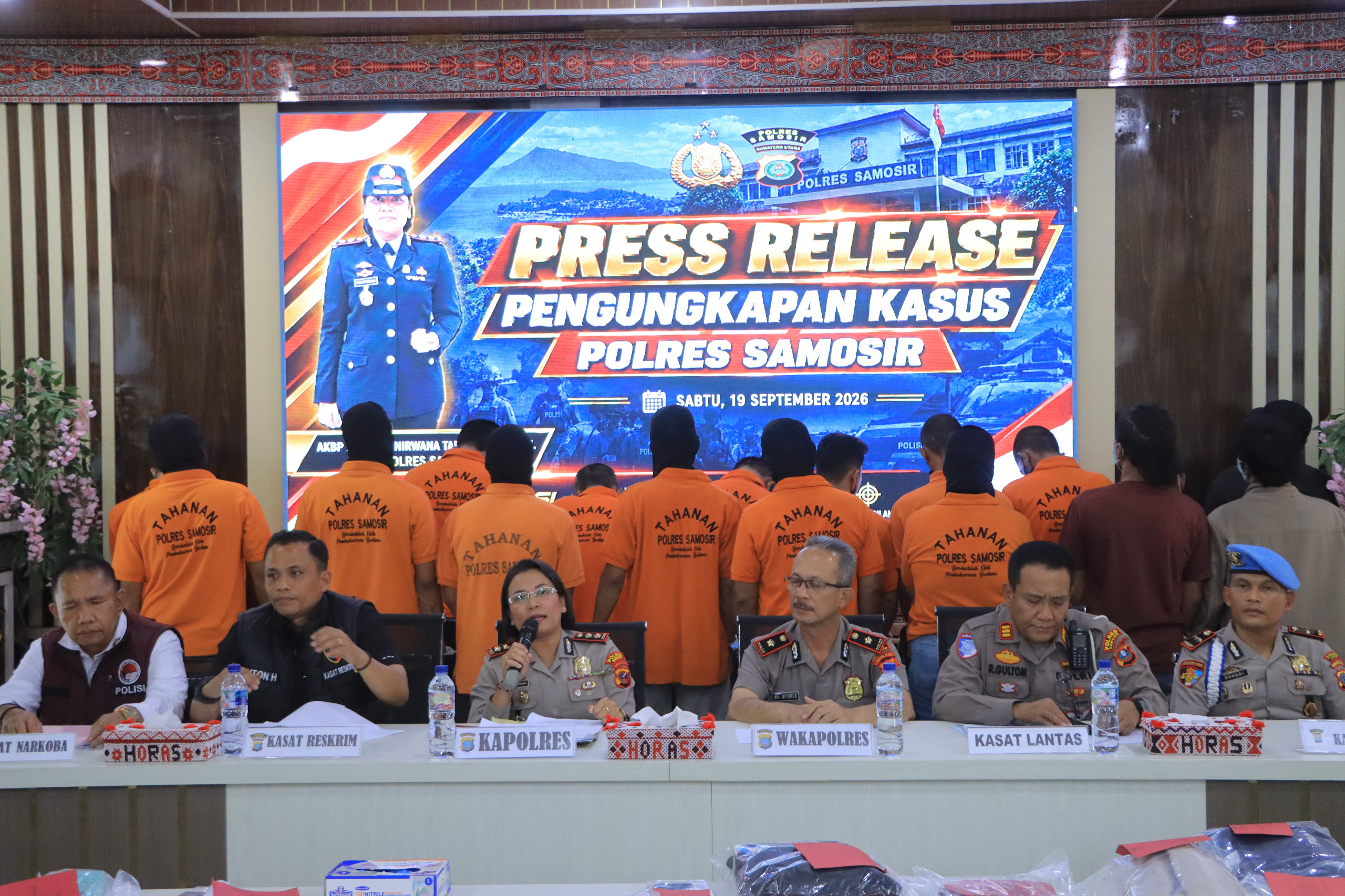 Polres Samosir Bongkar Jaringan Illegal Logging dan Pemerasan di Simanindo