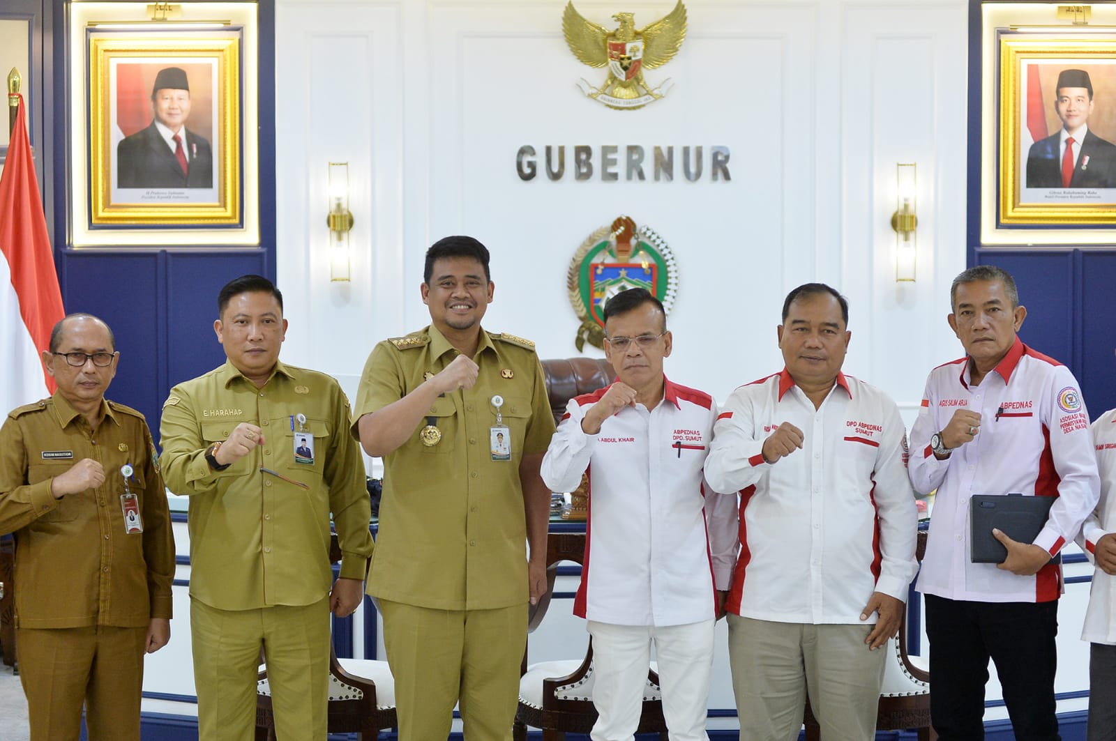 Audiensi di Kantor Gubsu, Bobby Nasution Restui Rakerwil Abpednas Sumut