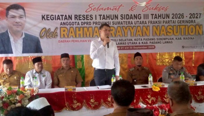 Anggota DPRD Sumut Fraksi Gerindra Serap Aspirasi Warga Siabu dalam Reses Sidang III