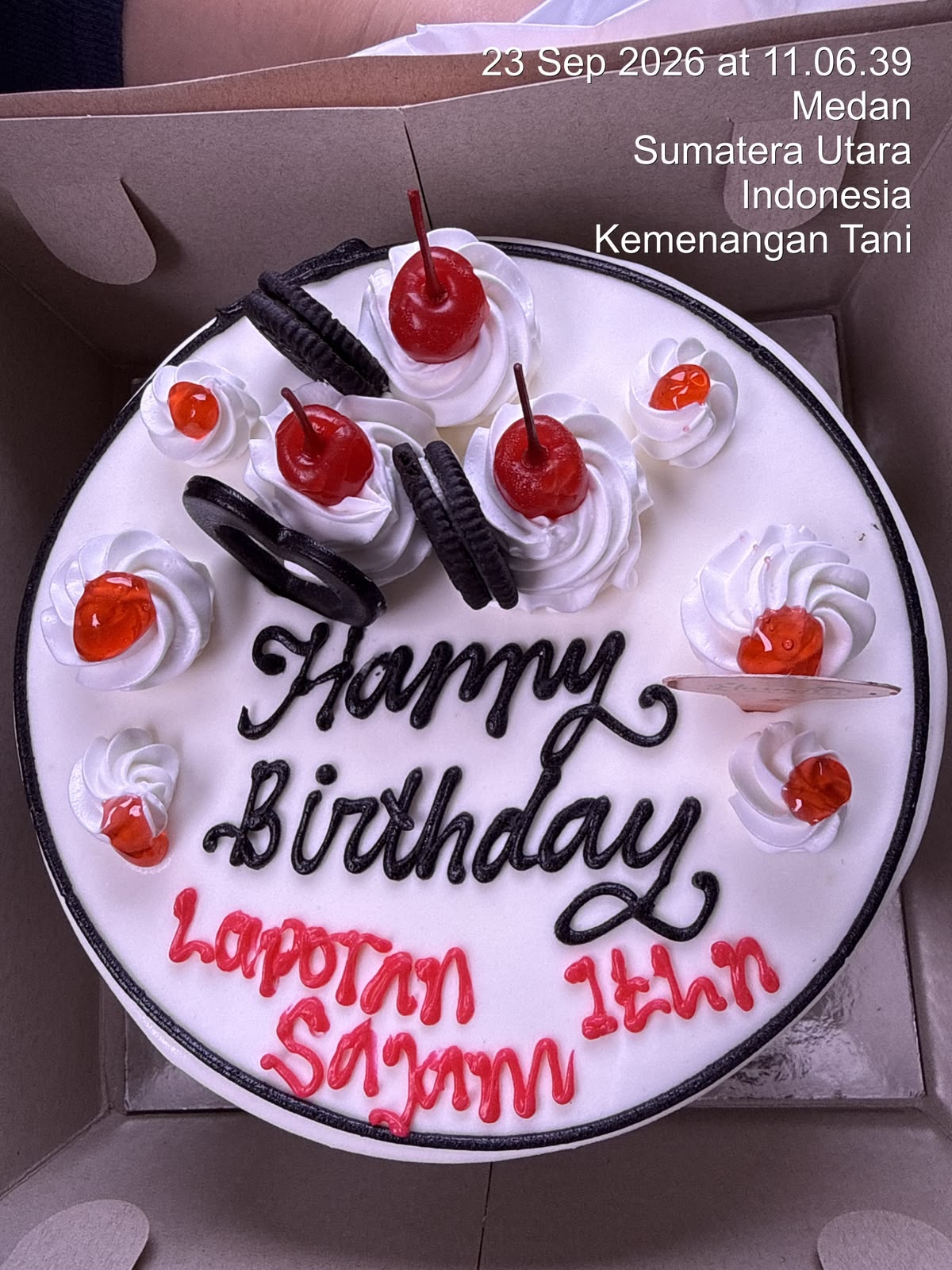 Berkas Pisau Maling Ponsel Pancur Batu Tidak Diporses, Keluarga Korban Bawa Kue Ulang Tahun Ke Polsek Medan Tuntungan