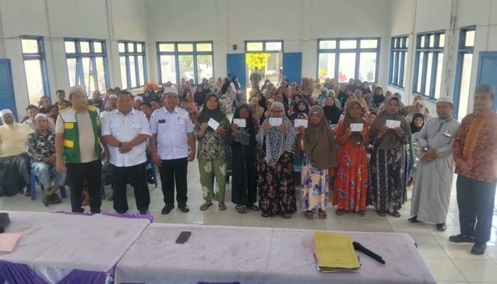 BAZNAS Madina Salurkan Program Madina Peduli dan Madina Makmur di Dua Kecamatan