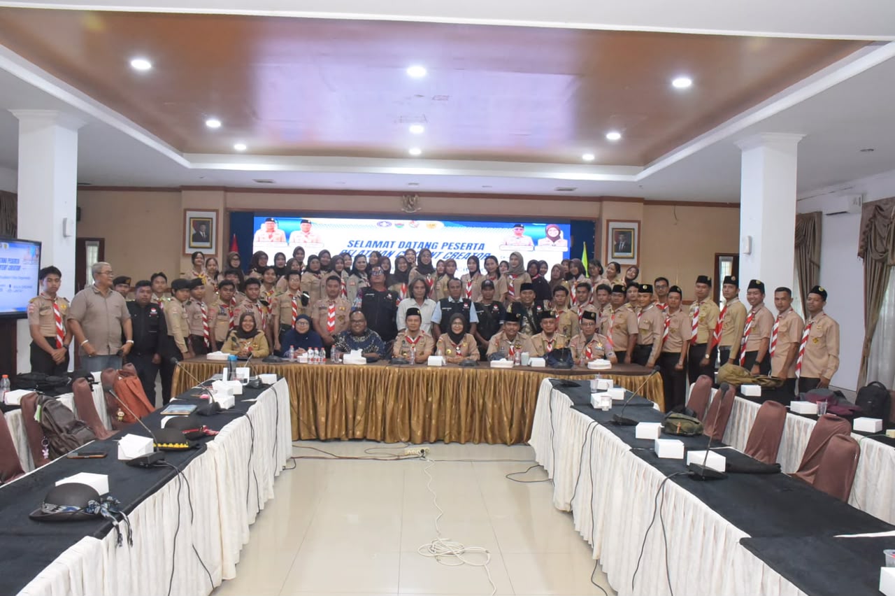 22 Kwarran se-Deli Serdang Ikuti Pelatihan Konten Kreator Kehumasan Pramuka