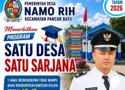Pemdes Namorih Buka Program Beasiswa “Satu Sarjana Satu Desa”