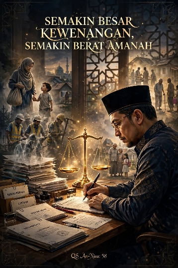 SEMAKIN BESAR KEWENANGAN, SEMAKIN BERAT AMANAH