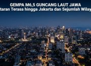 Gempa M6,5 Guncang Laut Jawa, Getaran Terasa hingga Jakarta dan Sejumlah Wilayah