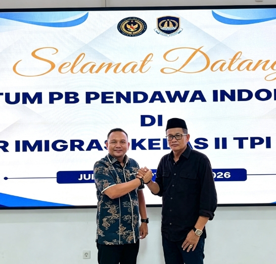 PB PENDAWA INDONESIA BANGUN SINERGI DENGAN IMIGRASI KELAS II TPI BELAWAN
