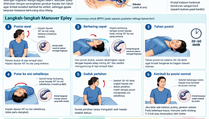 Kristal Kecil di Telinga yang Menjaga Keseimbangan: Apa yang Terjadi Jika Otoconia Bergeser?