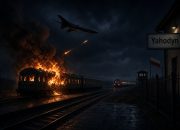 Drone Rusia Serang Kereta di Stasiun Dekat Perbatasan Ukraina-Polandia, Pejabat Asing Termasuk Boris Johnson Nyaris Jadi Sasaran