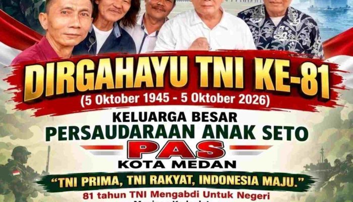 Dari Tanah Suci hingga Medan, PAS Kobarkan Semangat Persaudaraan di HUT ke-81 TNI