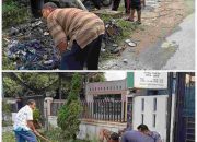 Atasi Genangan Air di Jalinsum Medan-Padang, Kecamatan Siabu dan Pemdes Huraba Satu Gelar Korve Bersama