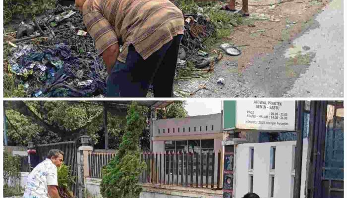 Atasi Genangan Air di Jalinsum Medan-Padang, Kecamatan Siabu dan Pemdes Huraba Satu Gelar Korve Bersama