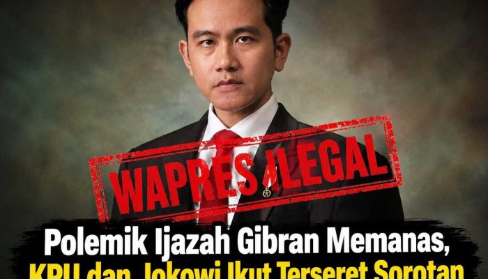 Polemik Ijazah Gibran Memanas, KPU dan Jokowi Ikut Terseret Sorotan