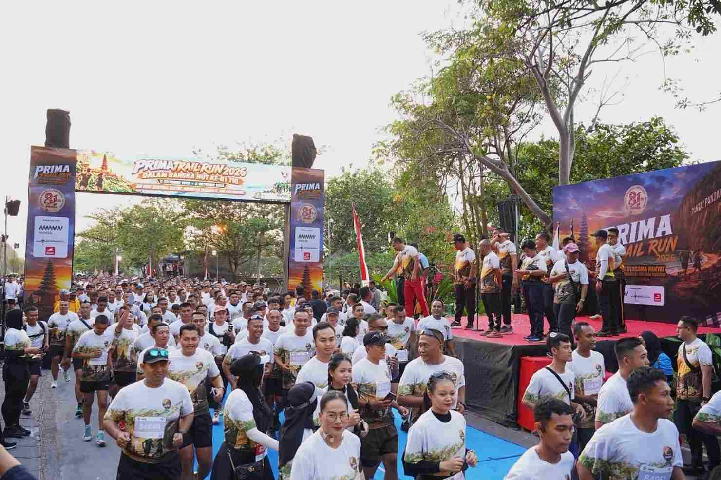 Diikuti 4.000 Pelari, Prima Trail Run 2026 Meriahkan HUT ke-81 TNI di Pantai Pandawa