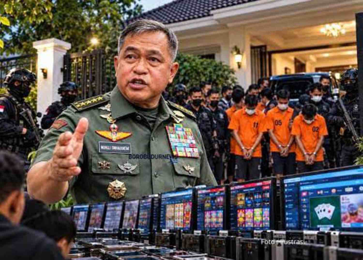 Letkol Arman Diperiksa Terkait Dugaan Markas Judol di Rumah Dinas KPAD Cijantung