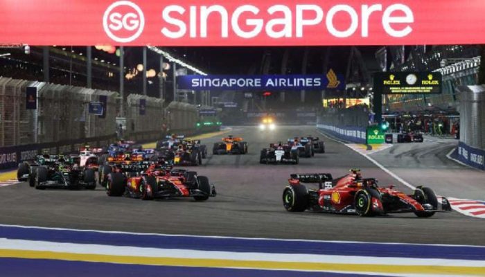 F1 Singapura 2026 Tetap Digelar di Tengah Kabut Asap Karhutla, Sprint Sempat Tertunda Hujan
