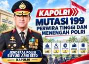 Kapolri Mutasi 199 Perwira Tinggi dan Menengah Polri