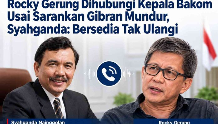 Rocky Gerung Dihubungi Kepala Bakom Usai Sarankan Gibran Mundur, Syahganda: Bersedia Tak Ulangi