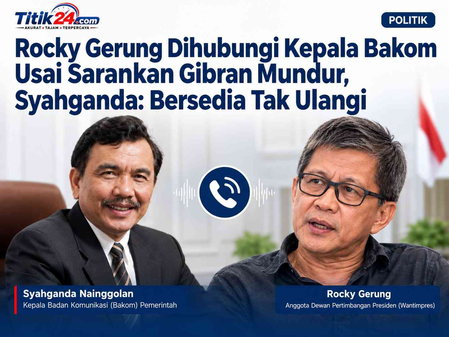 Rocky Gerung Dihubungi Kepala Bakom Usai Sarankan Gibran Mundur, Syahganda: Bersedia Tak Ulangi