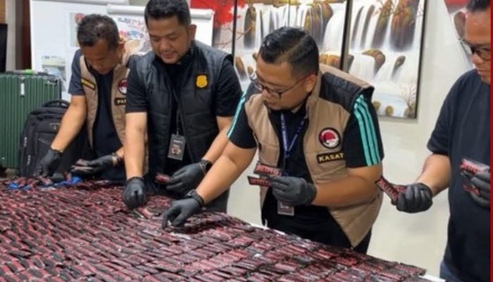 Terbongkar! Bengkel Motor di Deli Serdang Jadi Gudang Vape Narkoba, 1.152 Unit Disita Polisi