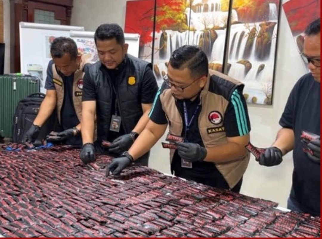 Terbongkar! Bengkel Motor di Deli Serdang Jadi Gudang Vape Narkoba, 1.152 Unit Disita Polisi