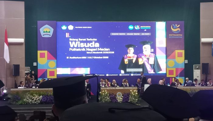 Politeknik Medan Wisuda 2.271 Lulusan, Digelar Dua Hari di Auditorium USU