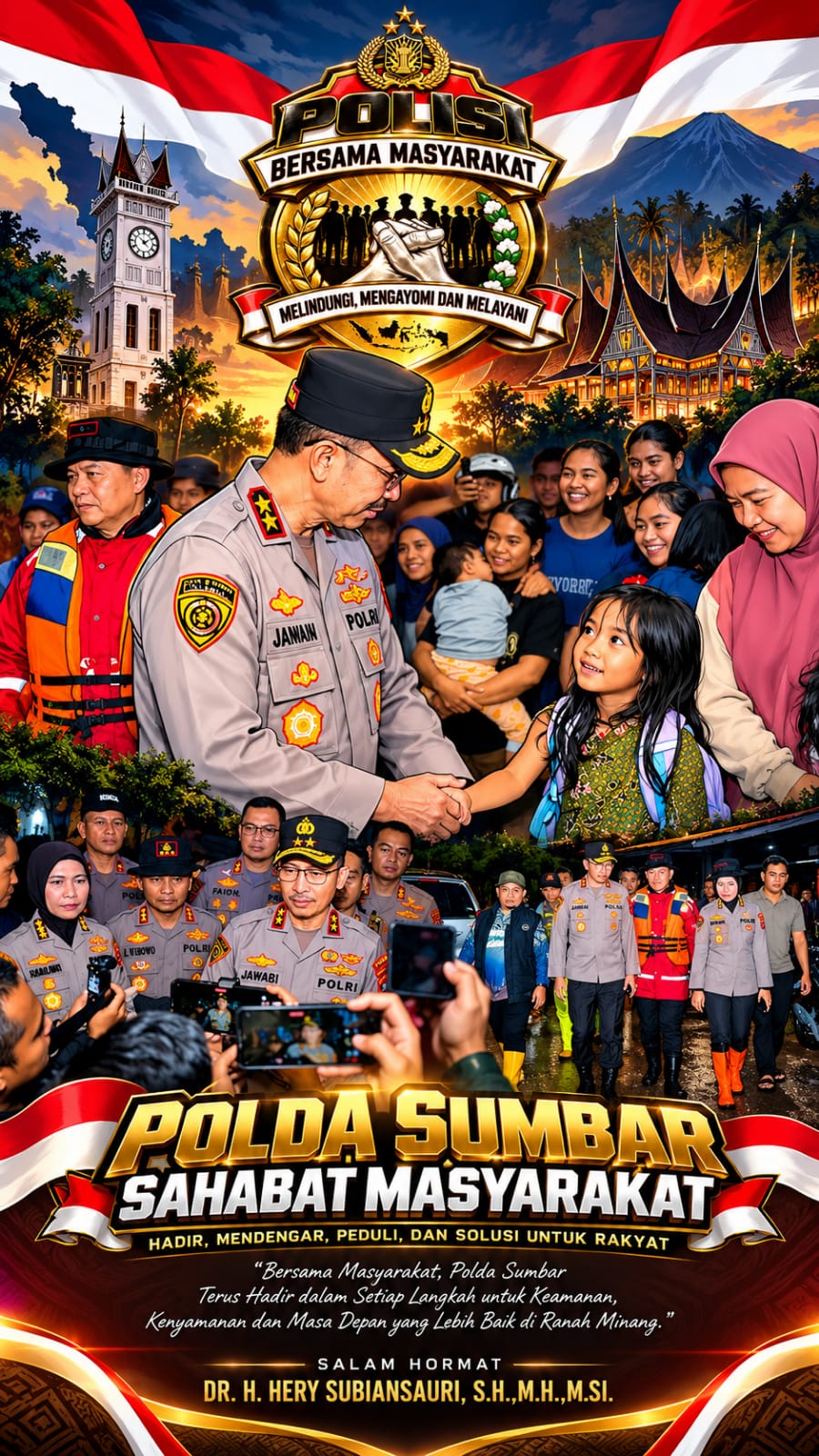 Dr. H. Hery Subiansauri: Polda Sumbar  Hadir sebagai Sahabat Masyarakat, Bukan Sekadar Penegak Hukum