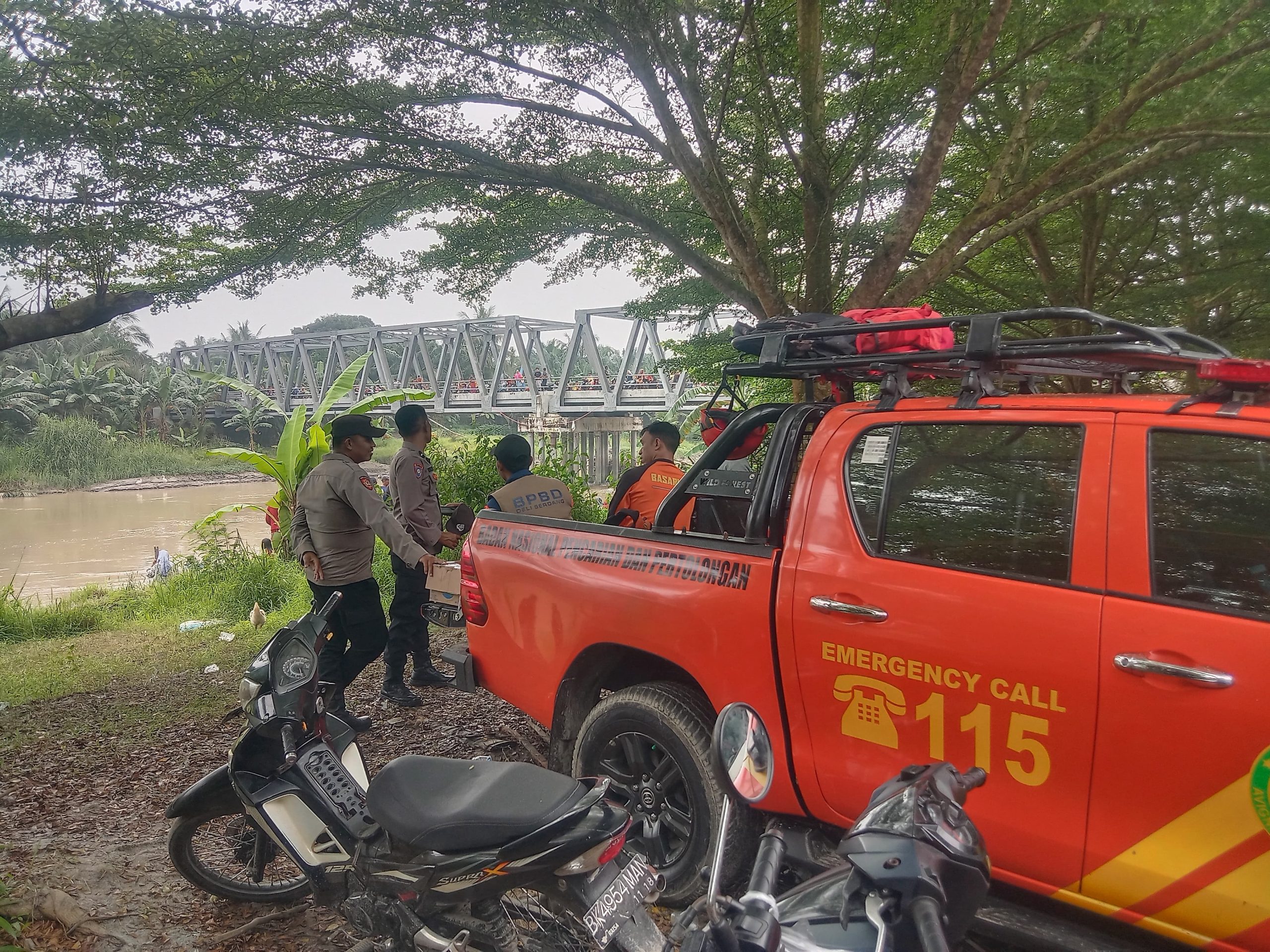Remaja 17 Tahun Tenggelam di Sungai Ular Pantai Labu, Tim SAR Gabungan Sisir Aliran Sungai