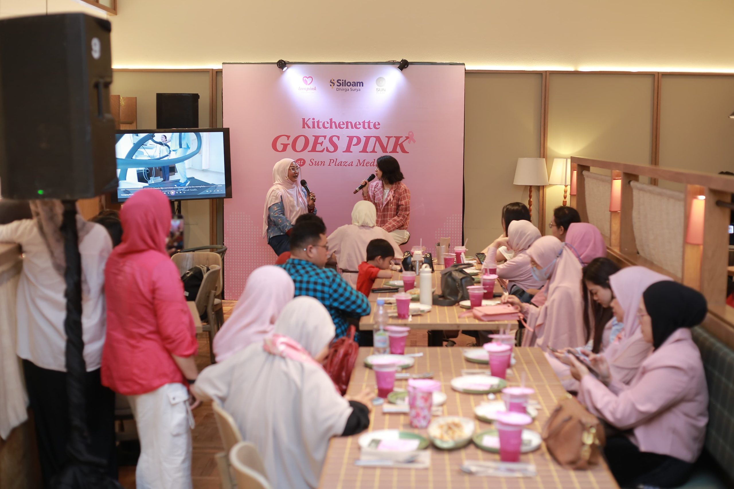 Kitchenette Goes Pink Ajak Masyarakat Medan Lebih Peduli Kanker Payudara