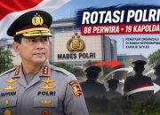 Rotasi Perdana Kapolri Suyudi: 88 Perwira Bergeser, 19 Kapolda Berganti dan Sejumlah Posisi Strategis Mabes Polri Dirombak