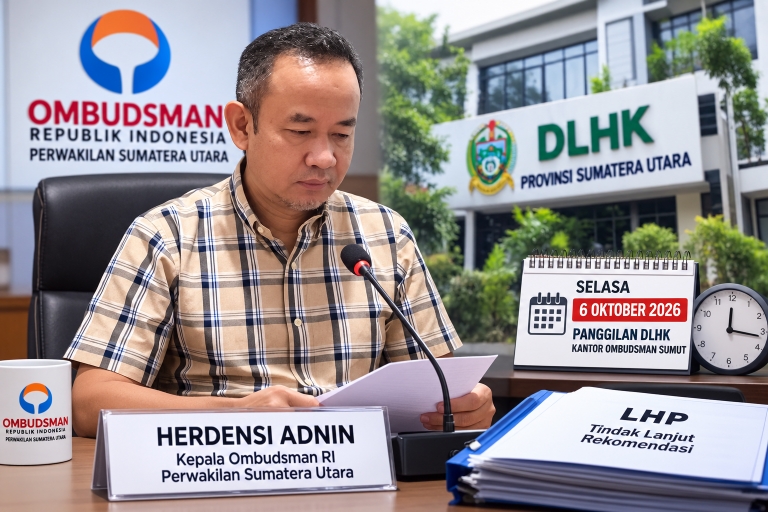 DLHK Sumut Tak Hadiri Panggilan Ombudsman Terkait Tindak Lanjut LHP, dan Klarifikasi soal PT Universal Gloves