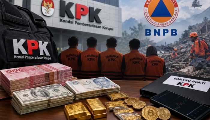 KPK Tetapkan Lima Tersangka Dugaan Korupsi Dana Bencana BNPB, Sita Barang Bukti Rp5,47 Miliar