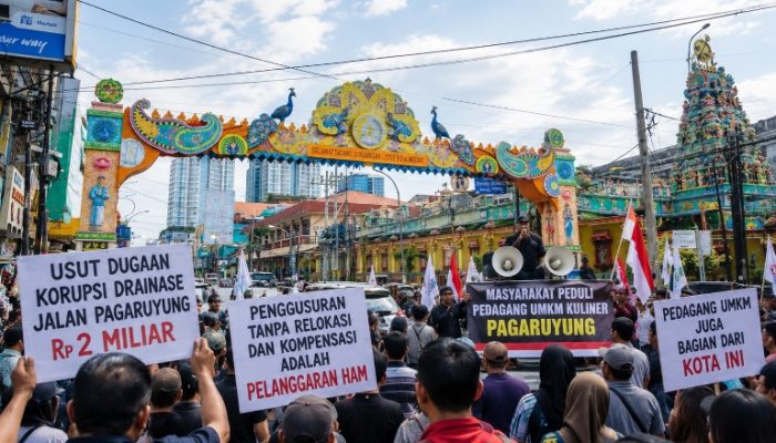 Pedagang Kuliner Pagaruyung Meradang, 1.000 Massa Ancam Gelar Aksi ke Kantor Walikota Medan