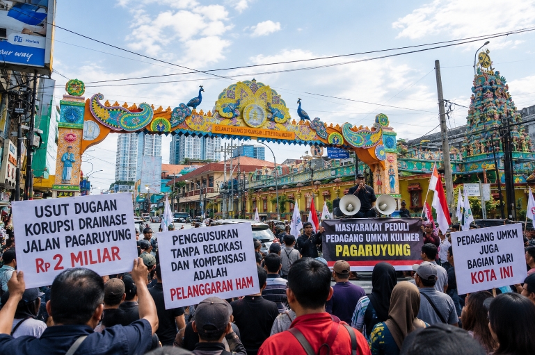 Pedagang Kuliner Pagaruyung Meradang, 1.000 Massa Ancam Gelar Aksi ke Kantor Walikota Medan
