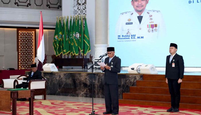 Lantik 188 Pejabat Pemprovsu, Wagub Surya: Jangan Bekerja Sendiri-Sendiri